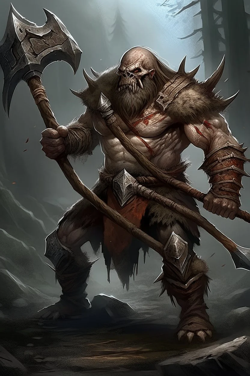 berserker with spear