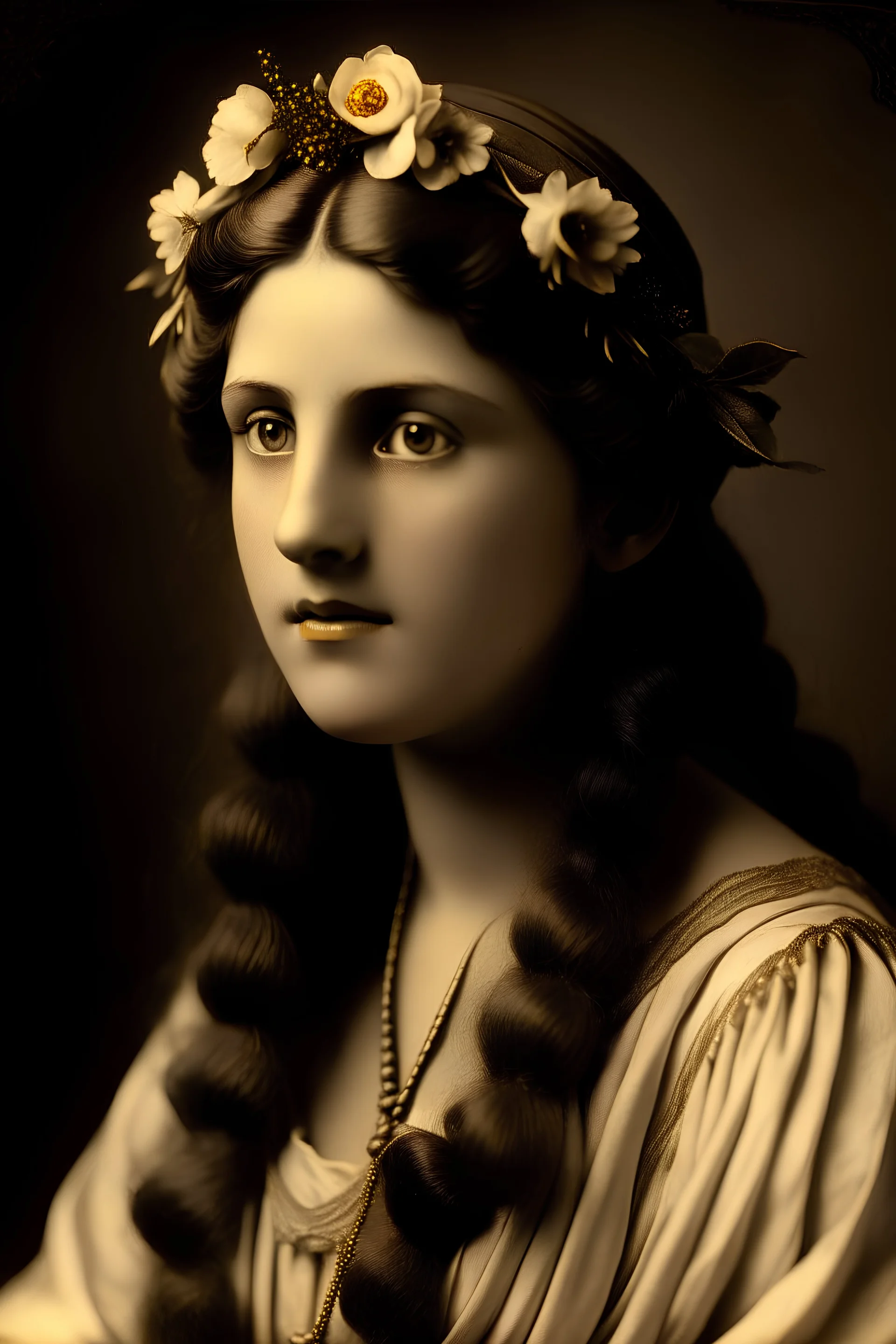 a Victorian photograph of saint Agatha