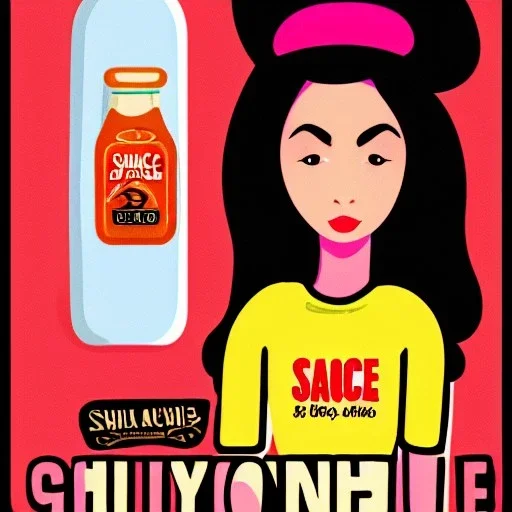 Girl in sauce