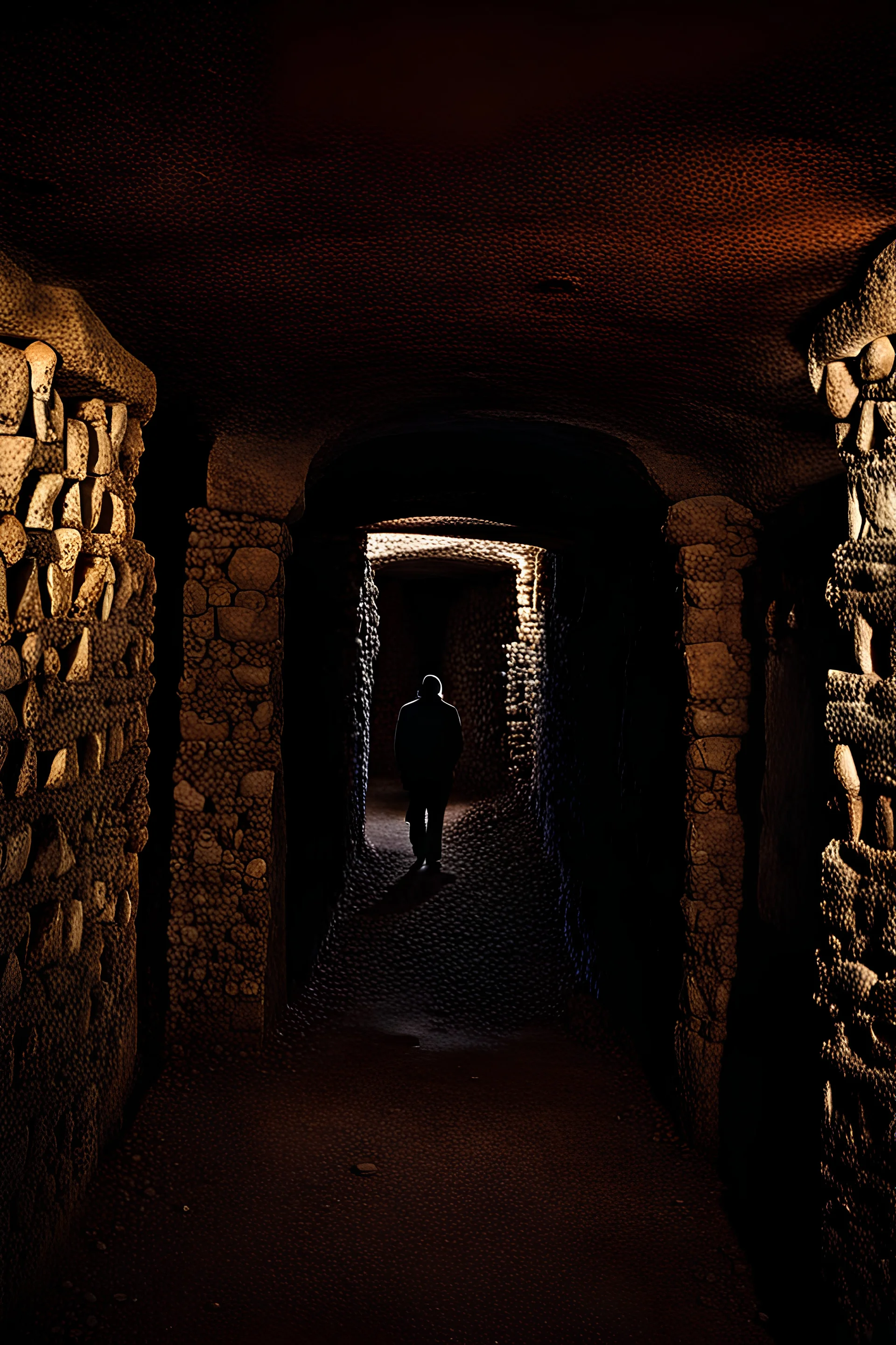 In the catacombs