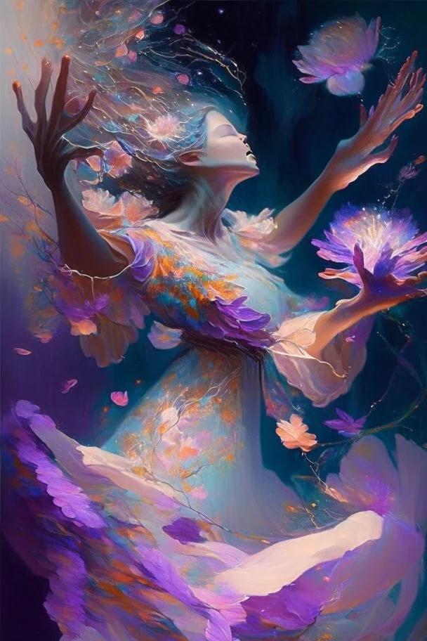 In a moment of profound connection, Agatha grasped the powers tightly in her hand, feeling their energy hum and dance against her palm. With a determined yet gentle motion, she released them into the air, allowing the vibrant flowers to take flight, carried by an invisible current toward the chaotic heart that beat before her.