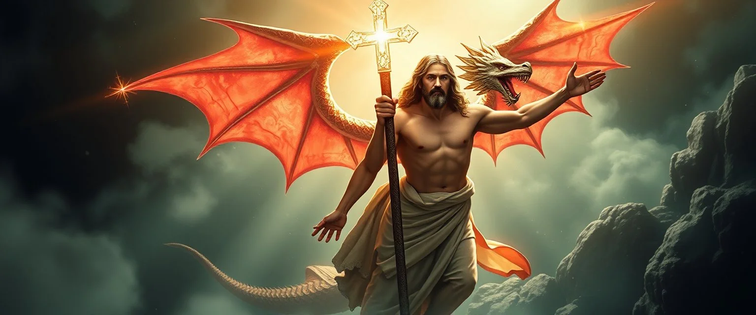 double jesus in the style of double dragon