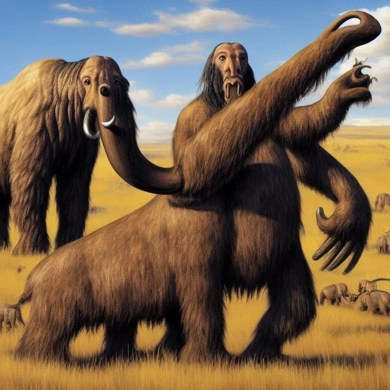 mammoth and man prehistoric savannah hunter