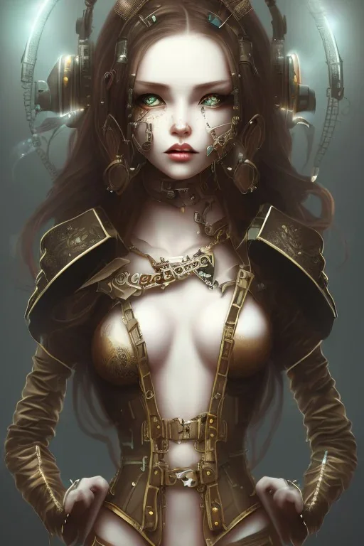 girl darkness sad steampunk