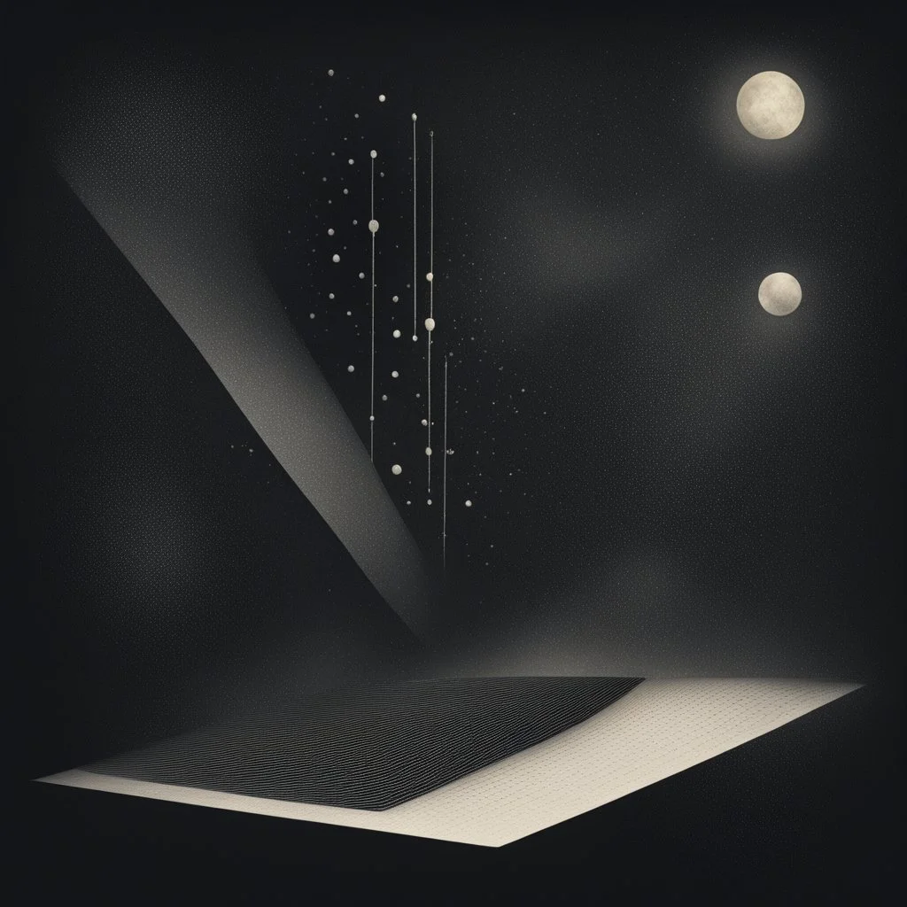 controlling my mind I get the night fever, night fever, Braille language textures, abstract surreal art, Colin McCahon and Anton Semenov and Victor Pasmore, mind-bending abstract illustration; asymmetric, uncanny, sharp focus, dark colors