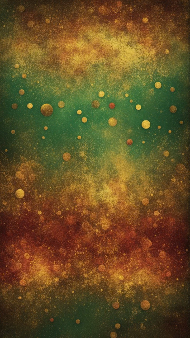 Hyper Realistic Brown-Green-Maroon-&-Golden Groovy-Retro Grungy Multicolored-Texture with glowing-golden-embers