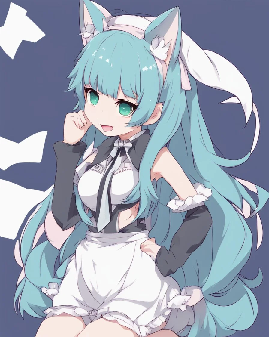 cute catgirl waifu