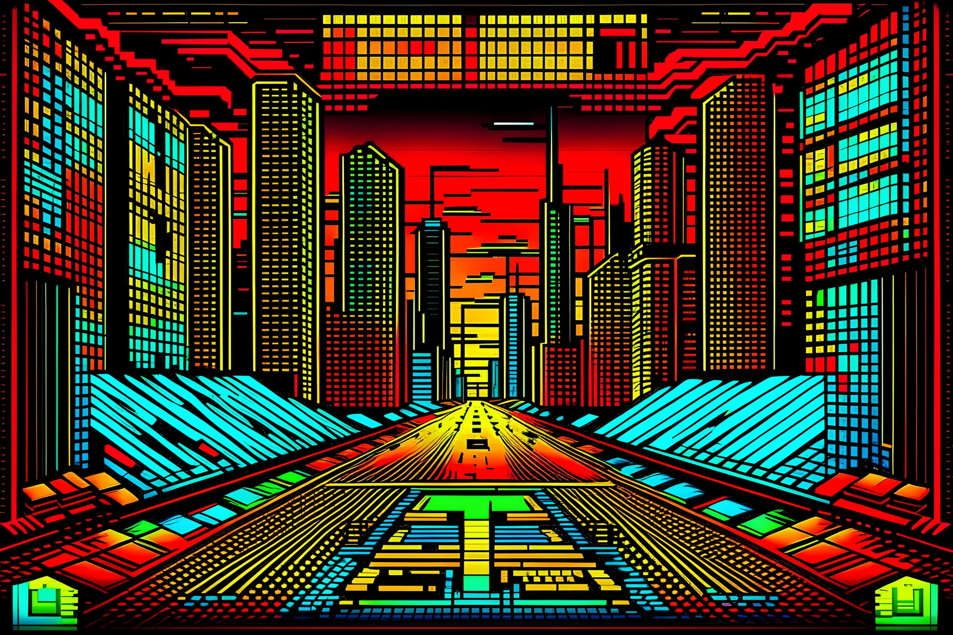 ALBUM COVER - 8BIT DETROIT RAVE ELECTRONC MUSIC UNDERGROUND SOUND