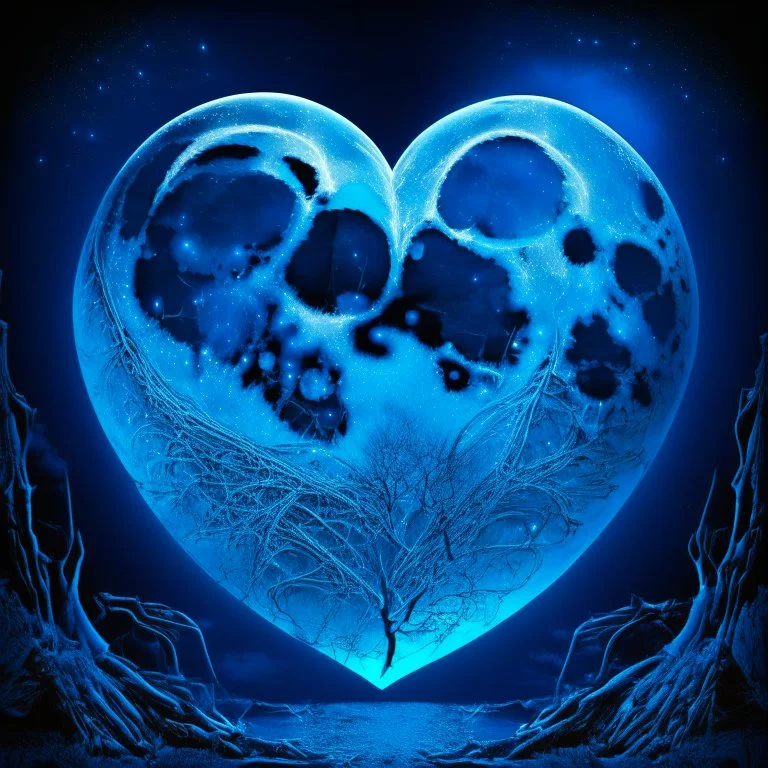 electric heart blue moon