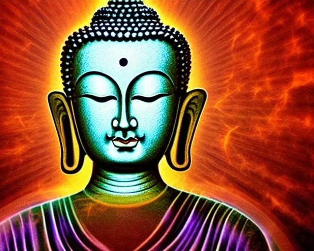 Buddha, bliss, hologram