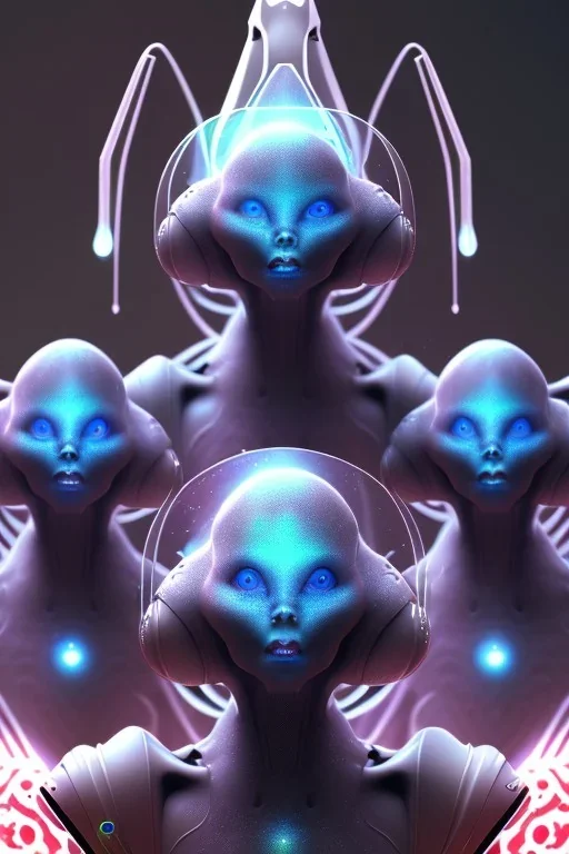  spiritual aliens, clean art NFT,