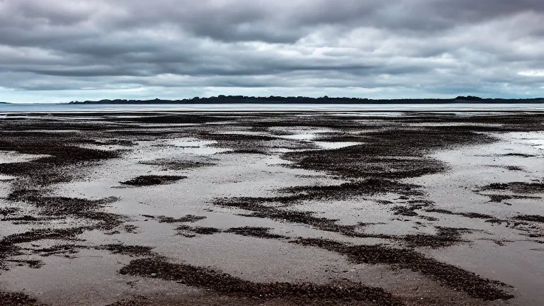 low tide