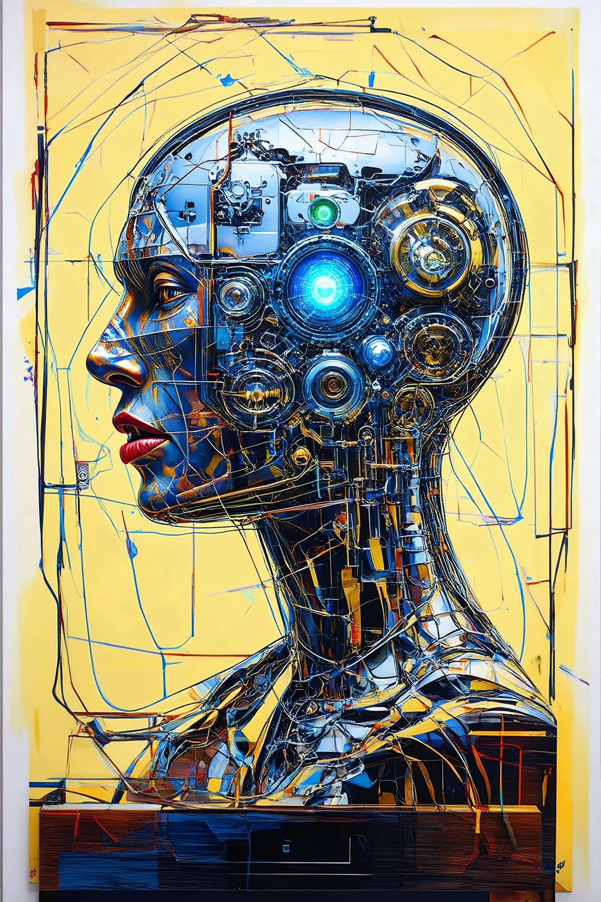 reclaim your mind from the machine; contemporary modern art