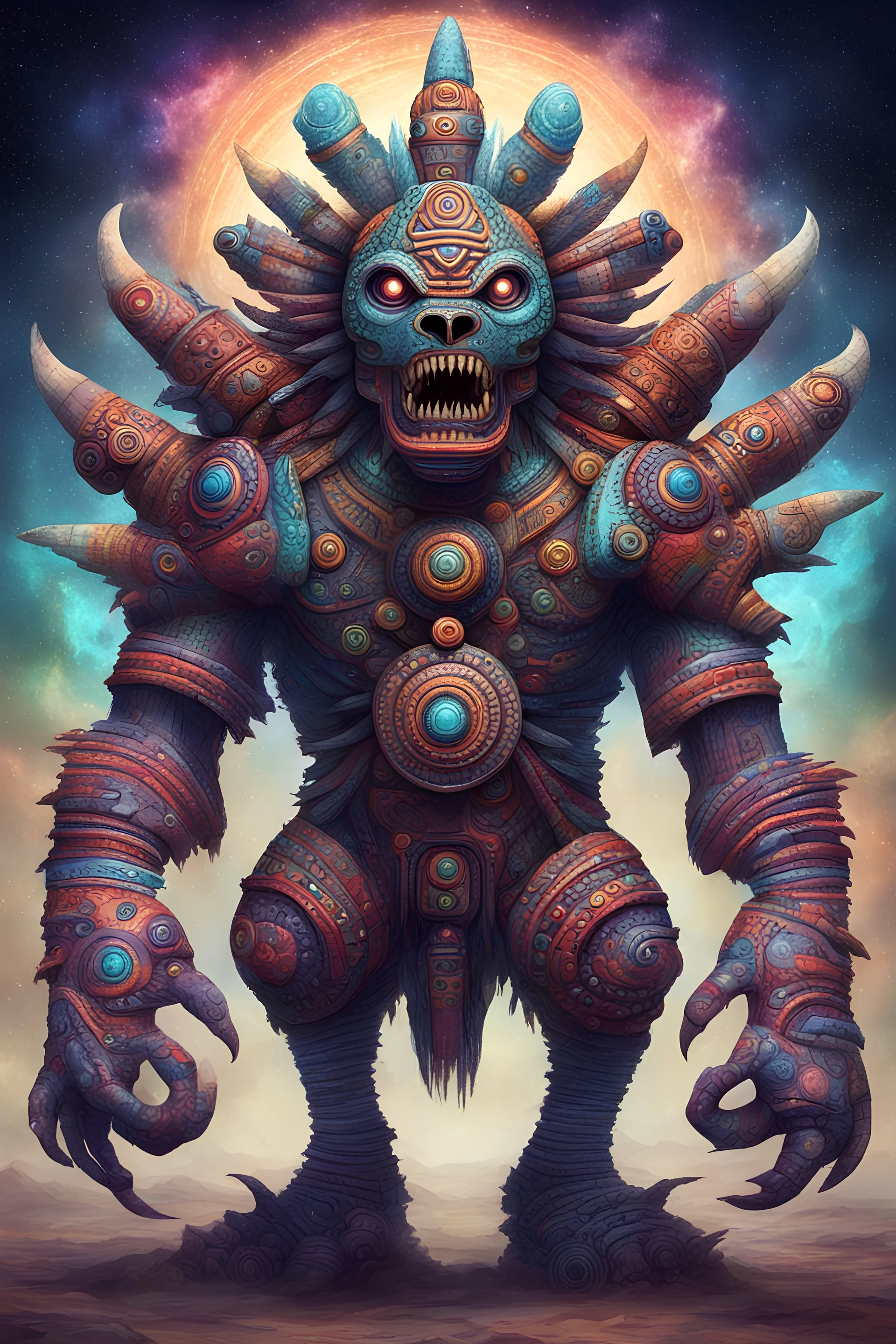 aztec transdimensional galactic monster