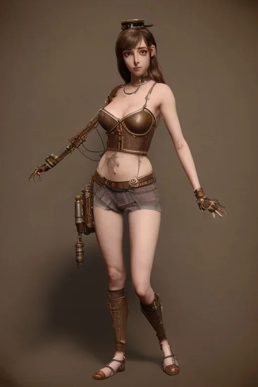 body anormal steampunk girl