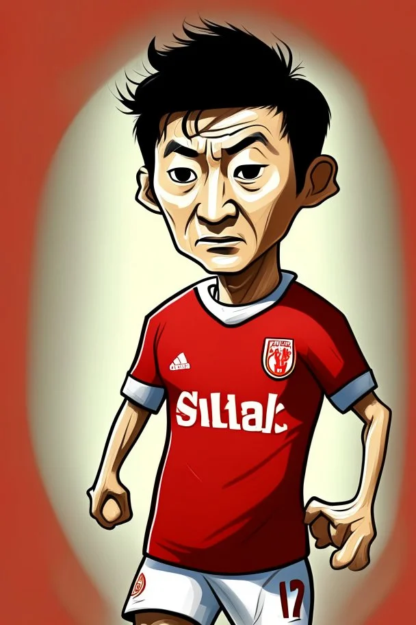 Hwang Hee-chan Footballer cartoon 2d