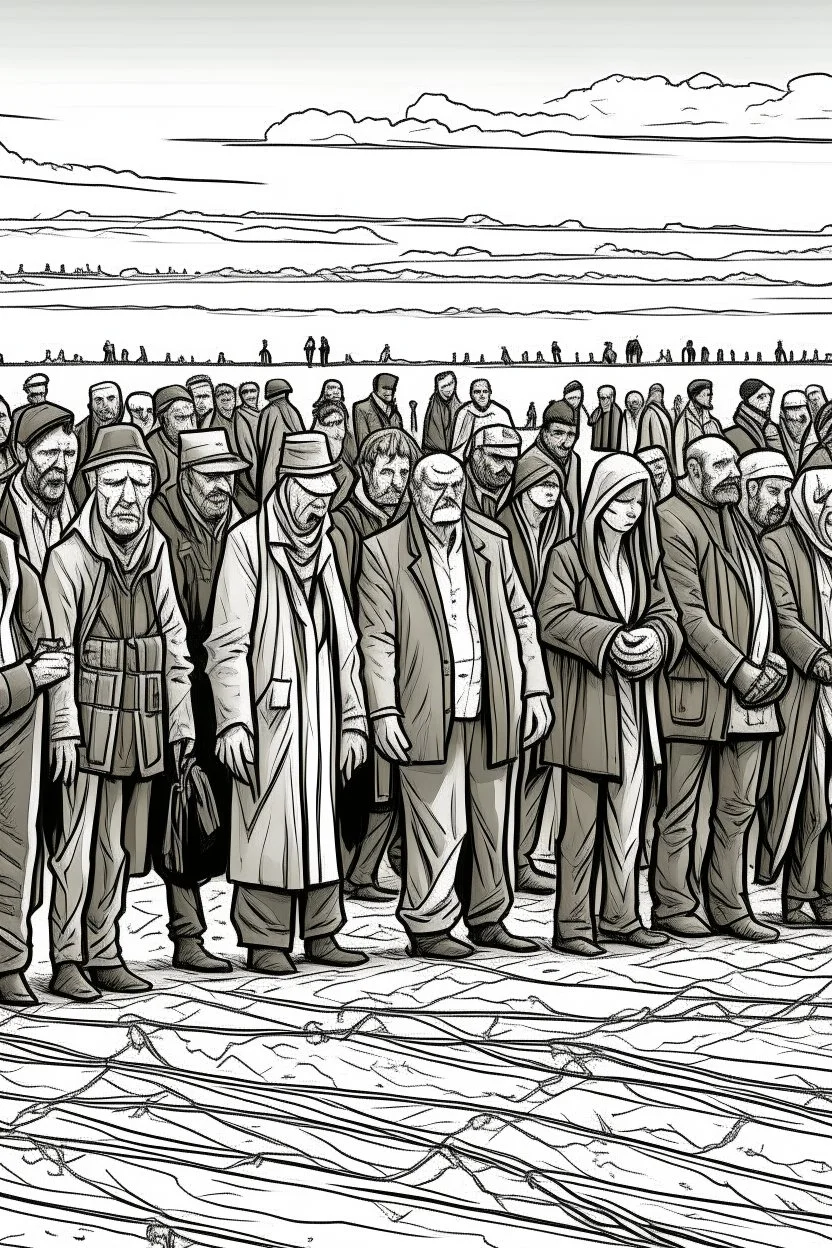 people stranded with nothing