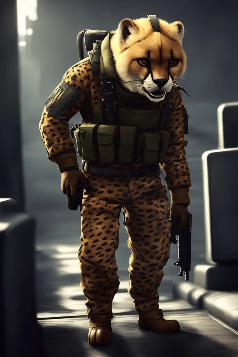 Bf4 russian engineer but it's furry cheetah