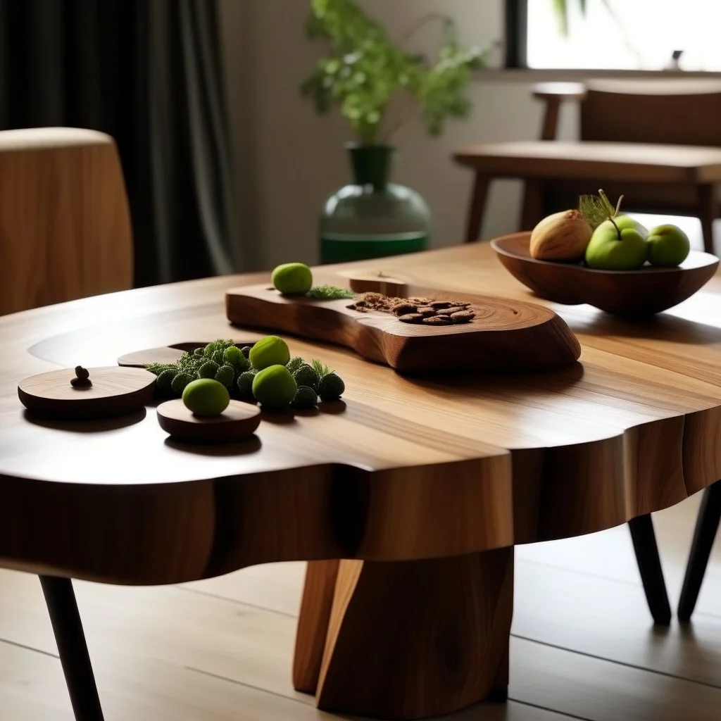 Chestnut-inspired table