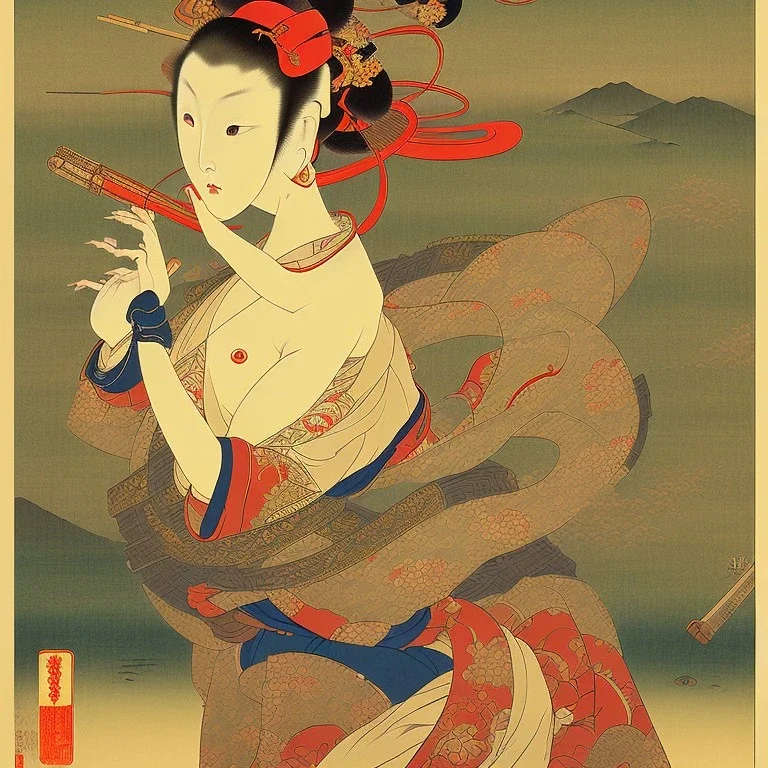 Ukiyo-e art