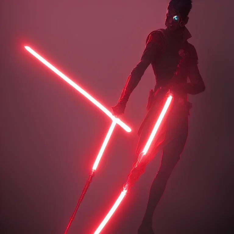 Red lightsaber