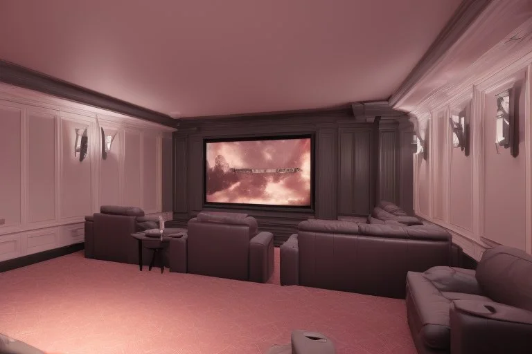 a dedicated home cinema room