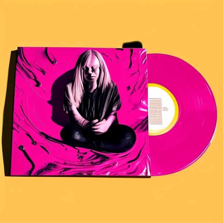 yellow kaleidoscope vinyl