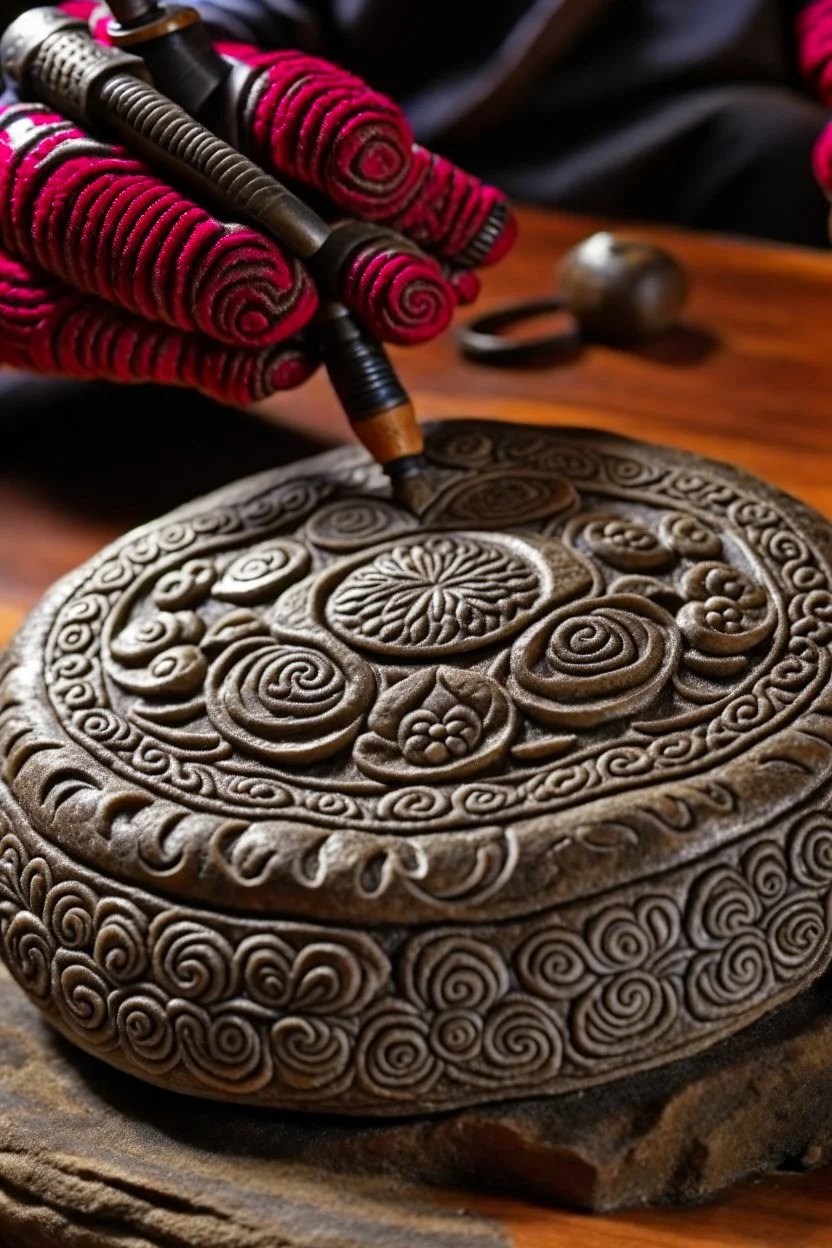 stone engraving མི་རྟག་པ་