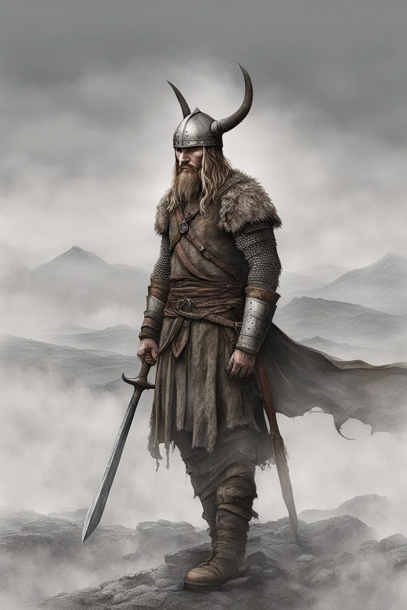 [solid viking warrior] Who was I? Where was I?… The landscape was totally unknown to me, even my body was unfamiliar. What forces brought me here? I searched my mind for memories… There was something there, but it was too clouded… A name… I scanned the horizon. A distant structure rose out of the mists. As evening approached I came upon an enigmatic oasis with a fountain.