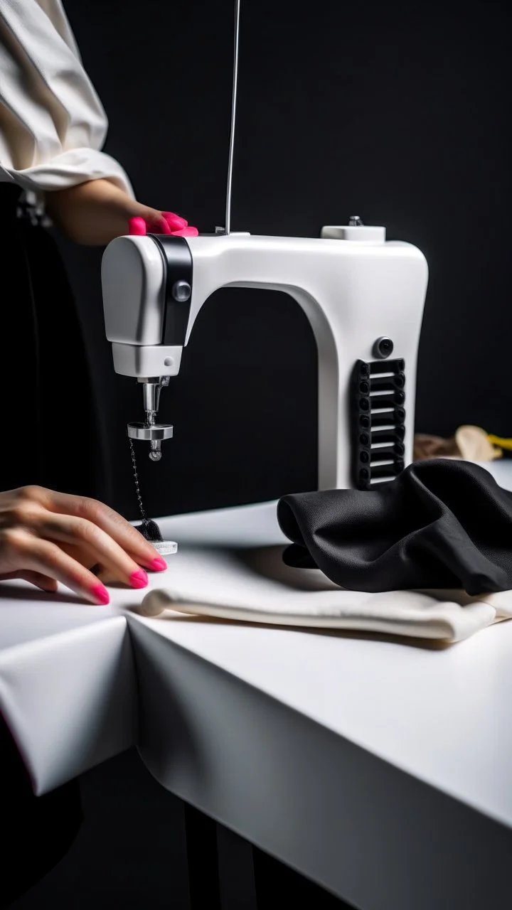 aesthetics of sewing, modern tailoring, manicures, sewing machine