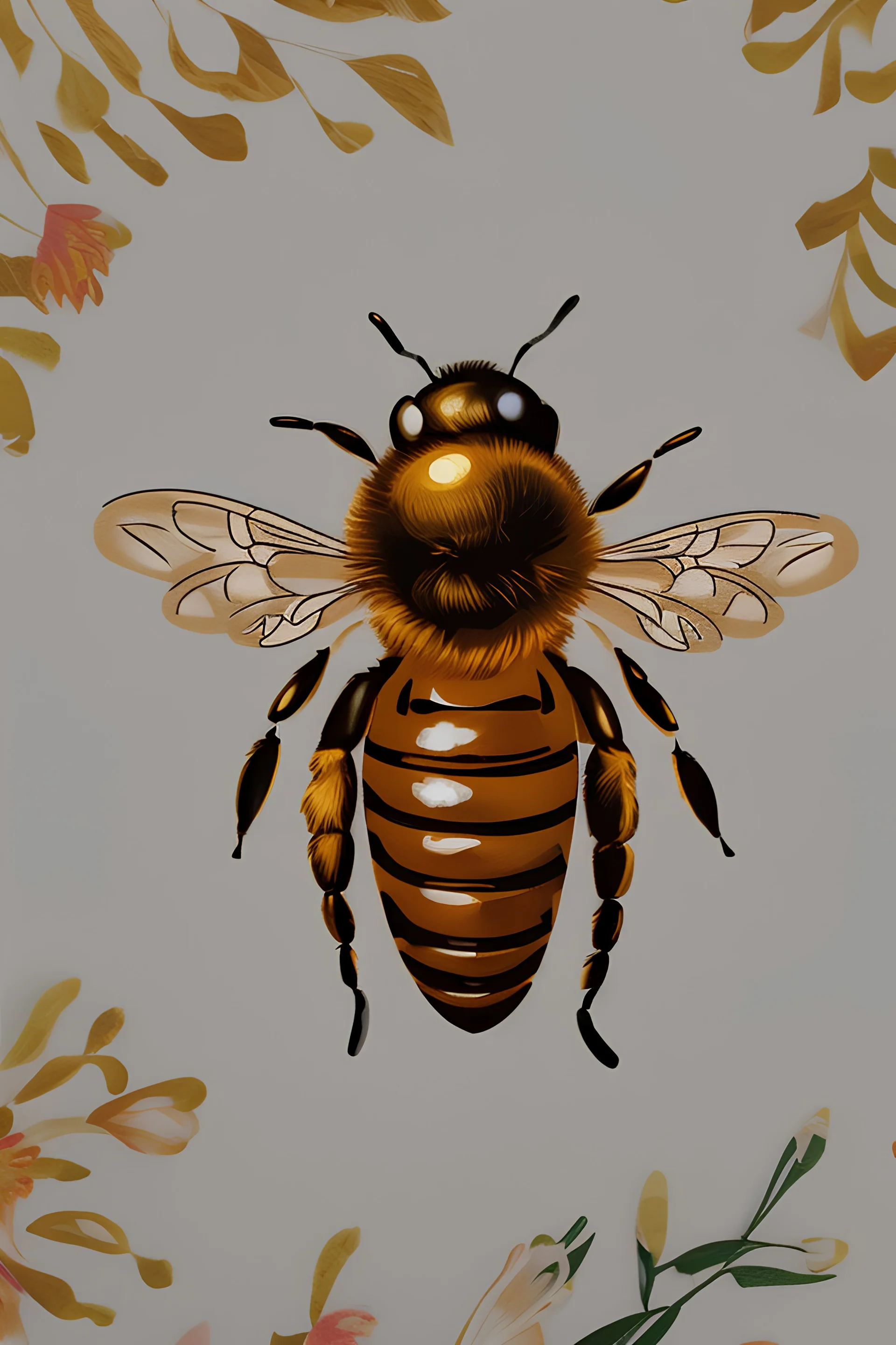 honey bee sticker