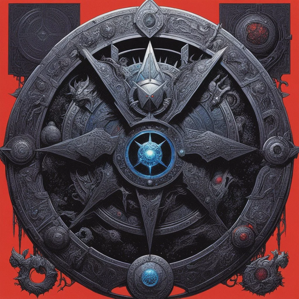 [art by Philippe Druillet] EDC Dark Hunter's Kit