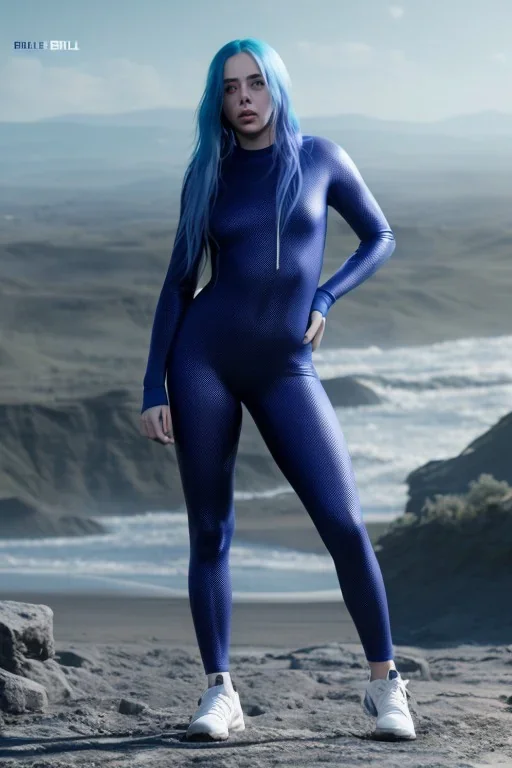 full body, billie eilish, hot, 8k