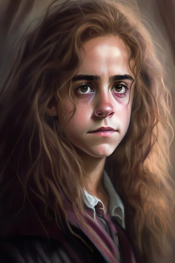 A portrait of Hermione Granger