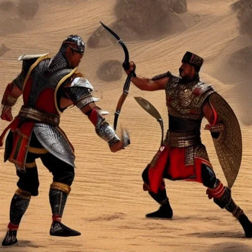 moroccan warriors legend fight against scorpion mortal kombat