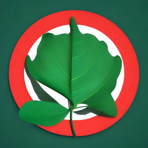 i want you to generate a logo for a new company named "SpiniLeaf" or Spinny Leaf. Something resembeling a spinning leaf, no words, HQ, digital art