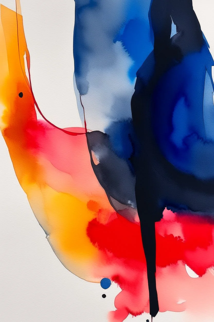 minimalist watercolour abstract