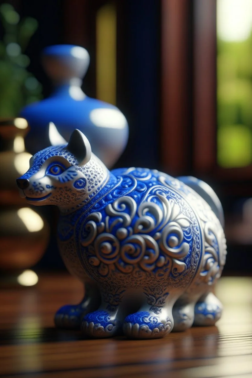 Ceramic animal ,3d 4k octane render, smooth, sharp focus, highly detailed, unreal engine 5,