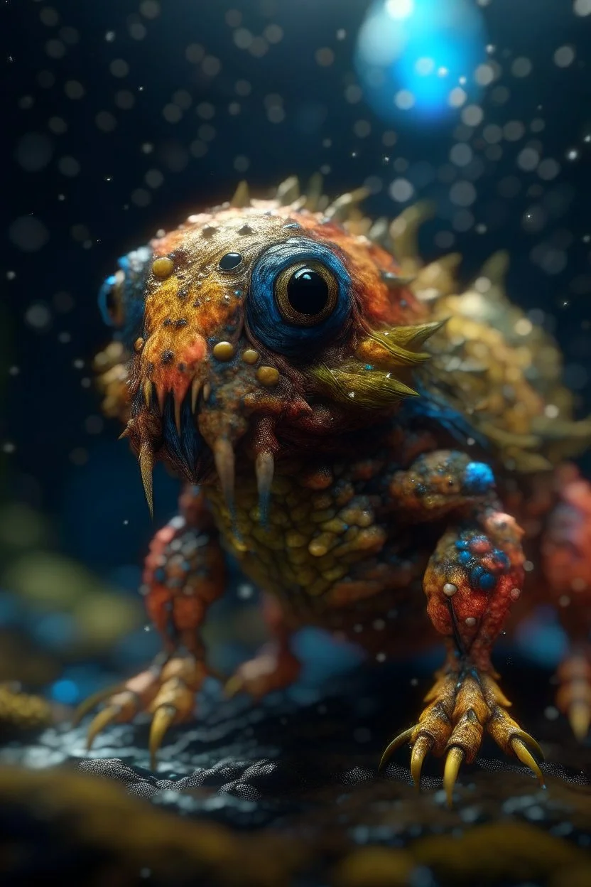 otherworldly creature, in the style of fantasy movies, photorealistic, shot on Hasselblad h6d-400c, zeiss prime lens, bokeh like f/0.8, tilt-shift lens 8k, high detail, smooth render, unreal engine 5, cinema 4d, HDR, dust effect, vivid colors