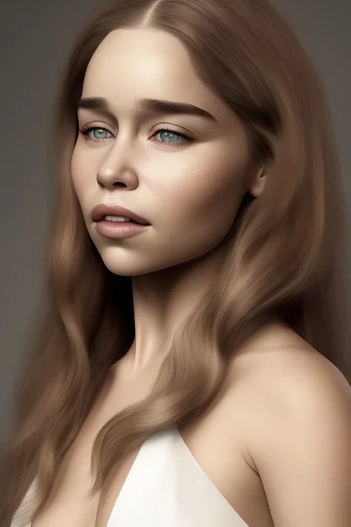 emilia clarke, head and shoulders portrait, head and shoulders portrait, 8k resolution