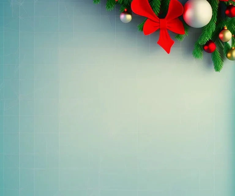 Christmas composition, geometry decoration on cream color background. 3d rendering