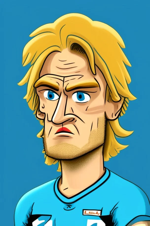 Rasmus Hojlund Footballer ,cartoon 2d