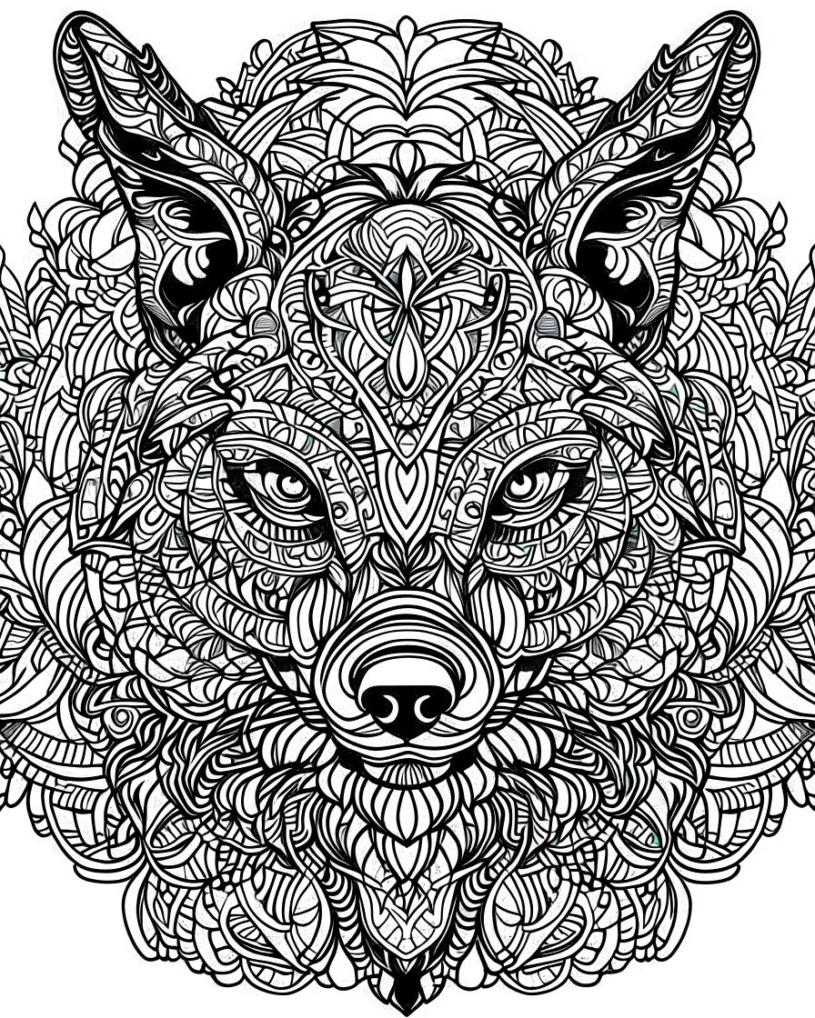 ANIMAL MANDALAS Adult Coloring Book Anxiety Relief Coloring Book for Adults