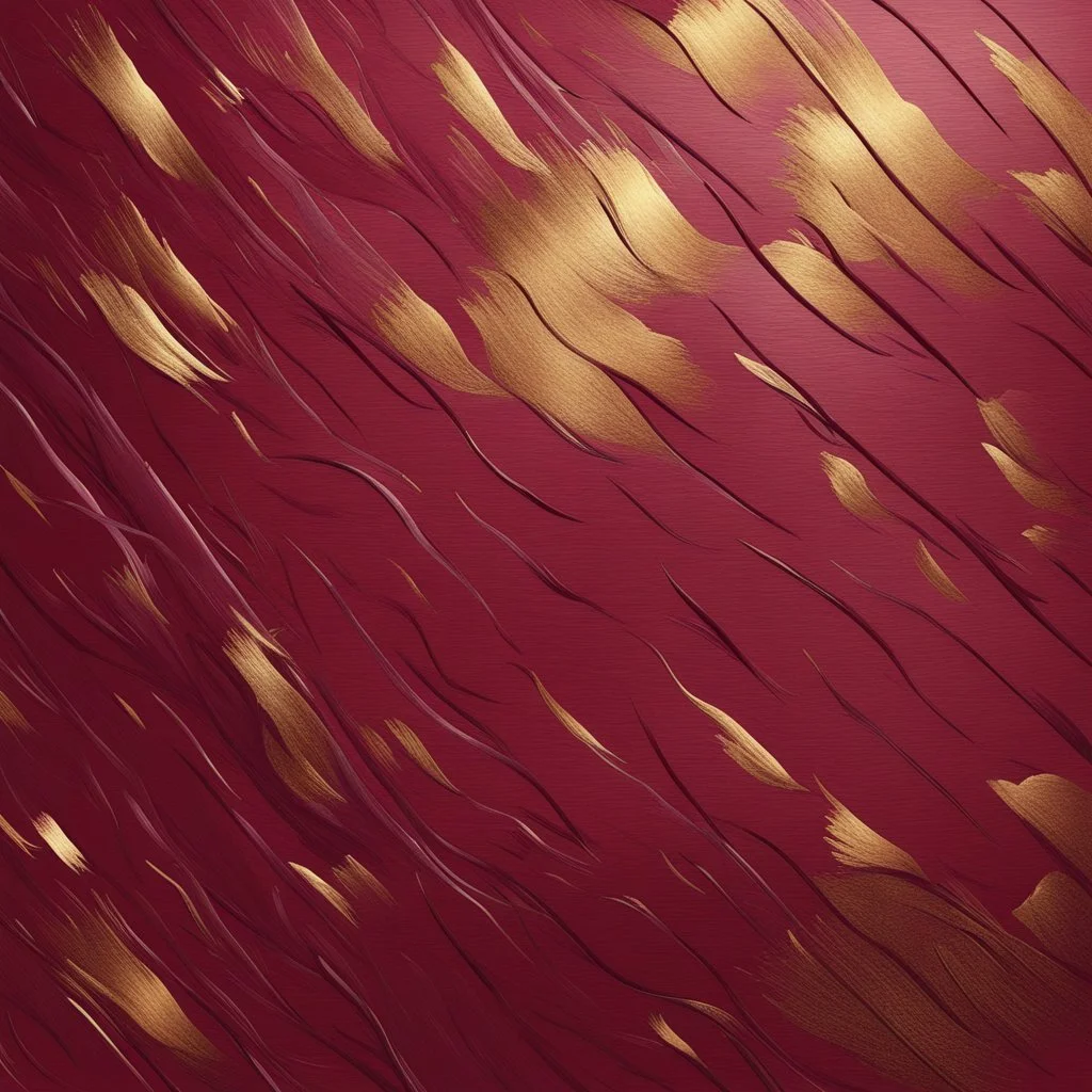 Hyper Realistic Maroon-Path-Texture on Golden-brush-strokes-background