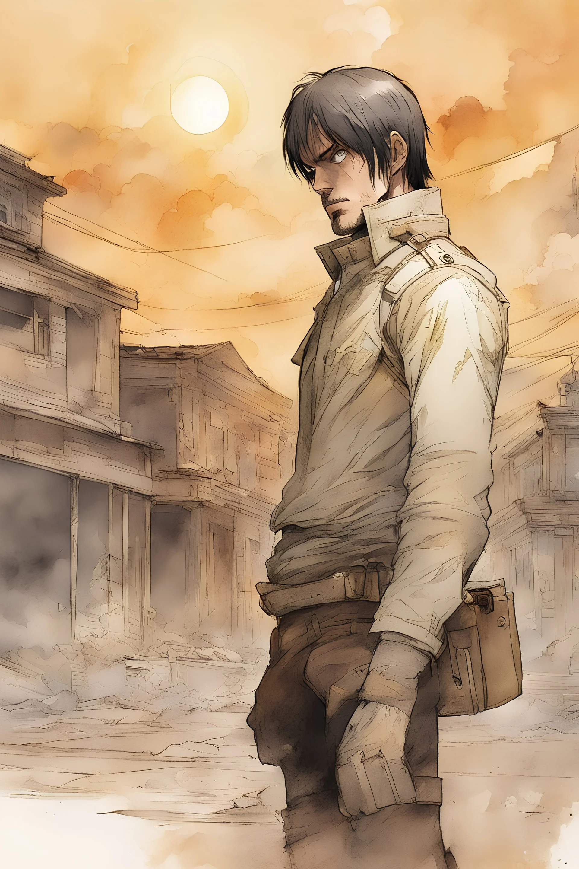 Attack on Titan character. A soft-focus , Gallery