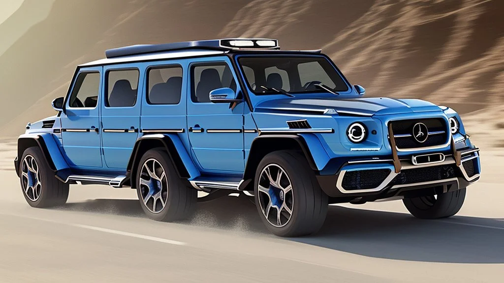 Bugatti Chiron As Mercedes G-Class Full Tuned , 4k, photorealistic, Cinematic