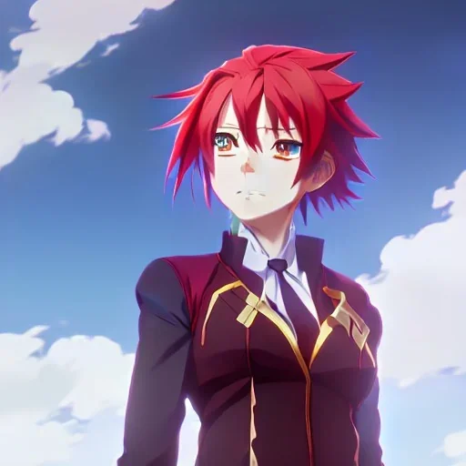 redhair anime girl ritsuka fujimaru gudako fate grand order