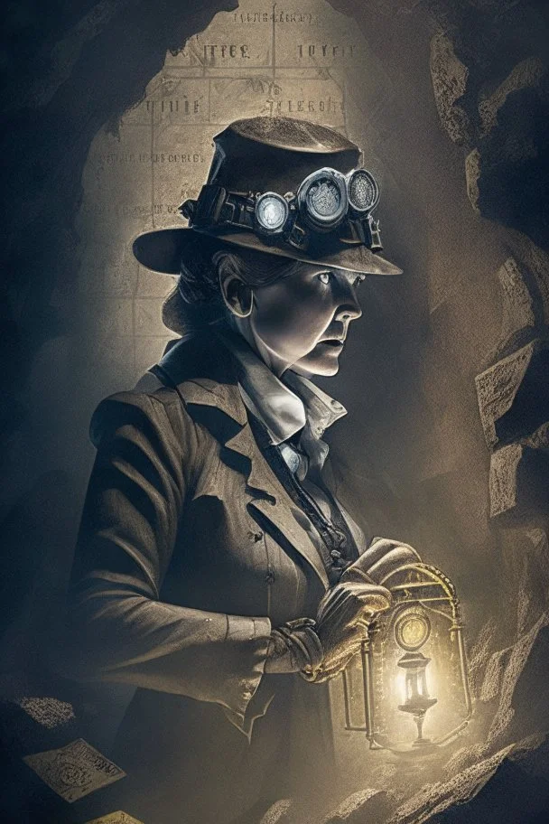 Time lost meaning as Agatha Holmes, armed with her intellect and unyielding spirit, plunged deeper into the subterranean realm. She encountered obstacles along the way, intricate puzzles that challenged her wit and tested her resolve. But she faced each one with unwavering determination, her miner's helmet casting a feeble light that pushed back the encroaching darkness.