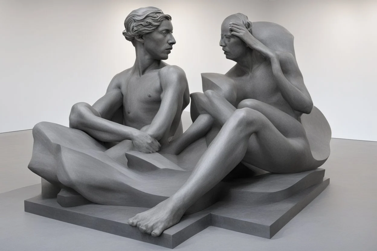 the sculpture is unusual