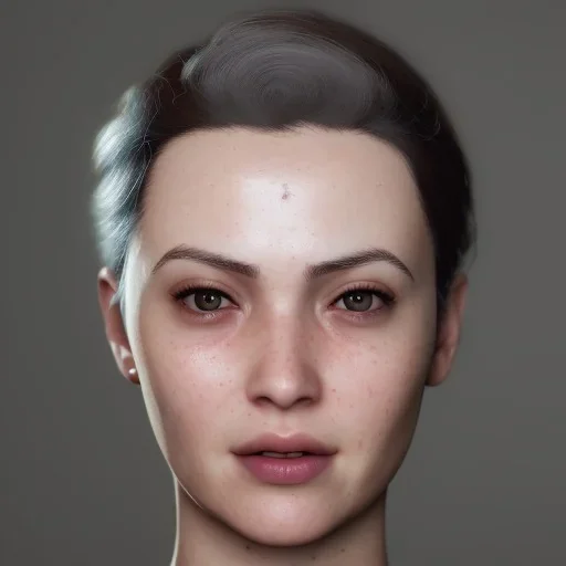 potrait sexy girl, face ahego, short hair, smile, , 8k ,rtx ,eyebrows like serious,facing left, hyper realistis